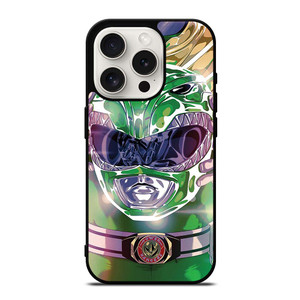 POWER RANGERS GREEN iPhone 15 Pro Case POWER RANGERS GREEN iPhone 15 Pro Case