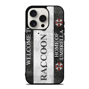 RACCOON CITY RESIDENT EVIL SIGN iPhone 15 Pro Case RACCOON CITY RESIDENT EVIL SIGN iPhone 15 Pro Case