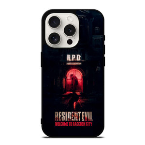 RESIDENT EVIL RACCOON CITY POLICE DEP iPhone 15 Pro Case RESIDENT EVIL RACCOON CITY POLICE DEP iPhone 15 Pro Case