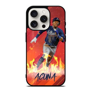 RONALD ACUNA JR ATLANTA BRAVES BASEBALL MLB iPhone 15 Pro Case RONALD ACUNA JR ATLANTA BRAVES BASEBALL MLB iPhone 15 Pro Case