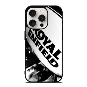 ROYAL ENFIELD LOGO BLACK WHITE iPhone 15 Pro Case ROYAL ENFIELD LOGO BLACK WHITE iPhone 15 Pro Case