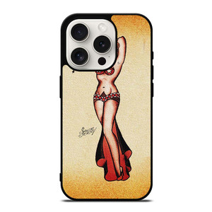 SAILOR JERRY BIKINI GIRL TATTOO iPhone 15 Pro Case