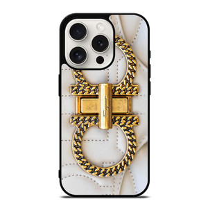 SALVATORE FERRAGAMO EMBLEM iPhone 15 Pro Case SALVATORE FERRAGAMO EMBLEM iPhone 15 Pro Case