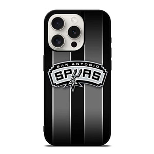 SAN ANTONIO SPURS NBA STRIPE LOGO iPhone 15 Pro Case