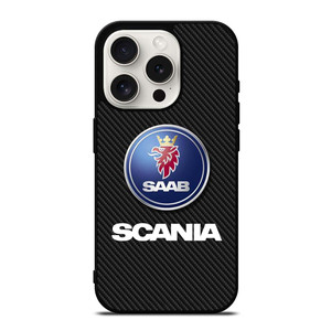 SCANIA TRUCK SAAB CARBON LOGO iPhone 15 Pro Case