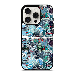 SEATTLE KRAKEN OCTOPUS COLLAGE iPhone 15 Pro Case SEATTLE KRAKEN OCTOPUS COLLAGE iPhone 15 Pro Case