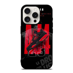 SHOES THUNDER RED JORDAN iPhone 15 Pro Case SHOES THUNDER RED JORDAN iPhone 15 Pro Case