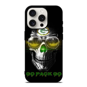 SKULL GREENBAY PACKAGES iPhone 15 Pro Case SKULL GREENBAY PACKAGES iPhone 15 Pro Case