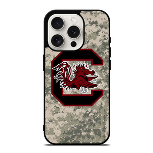 SOUTH CAROLINA GAMECOCKS CAMO LOGO iPhone 15 Pro Case SOUTH CAROLINA GAMECOCKS CAMO LOGO iPhone 15 Pro Case