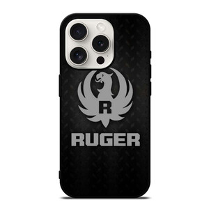STURM RUGER FIREARM METAL LOGO iPhone 15 Pro Case STURM RUGER FIREARM METAL LOGO iPhone 15 Pro Case