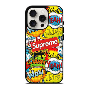 SUPREME CARTOON HALFTONE iPhone 15 Pro Case