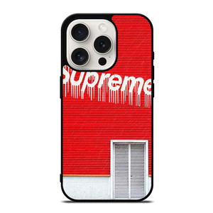 SUPREME MELTED RED HOUSE iPhone 15 Pro Case SUPREME MELTED RED HOUSE iPhone 15 Pro Case