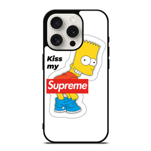 THE SIMPSONS KISS MY SUPREME iPhone 15 Pro Case THE SIMPSONS KISS MY SUPREME iPhone 15 Pro Case