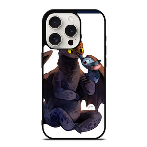 TOOTHLESS AND STITCH CARTOON 2 iPhone 15 Pro Case