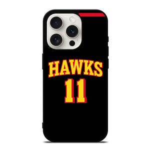 TRAE YOUNG ATLANTA HAWKS BLACK iPhone 15 Pro Case TRAE YOUNG ATLANTA HAWKS BLACK iPhone 15 Pro Case