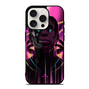TRAVIS SCOTT RAPPER ART iPhone 15 Pro Case TRAVIS SCOTT RAPPER ART iPhone 15 Pro Case