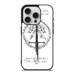 TREE LORD OF THE RING SWORD iPhone 15 Pro Case TREE LORD OF THE RING SWORD iPhone 15 Pro Case