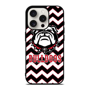 UGA GEORGIA BULLDOGS STRIPE LOGO iPhone 15 Pro Case UGA GEORGIA BULLDOGS STRIPE LOGO iPhone 15 Pro Case
