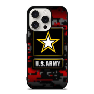 US ARMY CAMO LOGO iPhone 15 Pro Case US ARMY CAMO LOGO iPhone 15 Pro Case
