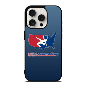 USA WRESTLING SYMBOL iPhone 15 Pro Case USA WRESTLING SYMBOL iPhone 15 Pro Case