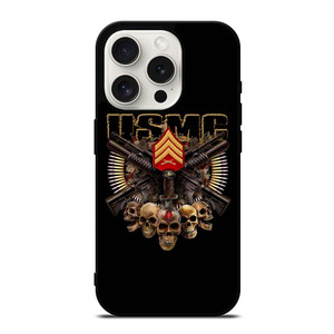 USMC MARINE CORPS SKULL LOGO iPhone 15 Pro Case USMC MARINE CORPS SKULL LOGO iPhone 15 Pro Case