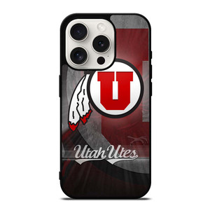 UTAH UTES FOOTBALL LOGO iPhone 15 Pro Case UTAH UTES FOOTBALL LOGO iPhone 15 Pro Case