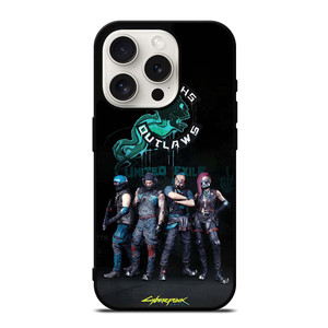 WRAITHS OUTLAWS CYBERPUNK 2077 iPhone 15 Pro Case WRAITHS OUTLAWS CYBERPUNK 2077 iPhone 15 Pro Case