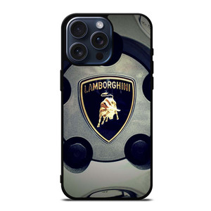 LAMBORGHINI WHEEL LOGO iPhone 15 Pro Max Case LAMBORGHINI WHEEL LOGO iPhone 15 Pro Max Case