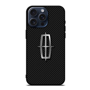LINCOLN MOTOR LOGO CARBON iPhone 15 Pro Max Case