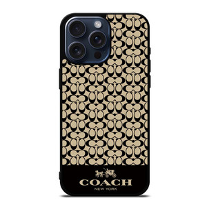 LOGO COACH NEW YORK iPhone 15 Pro Max Case LOGO COACH NEW YORK iPhone 15 Pro Max Case