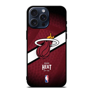 LOGO MIAMI HEAT NBA iPhone 15 Pro Max Case