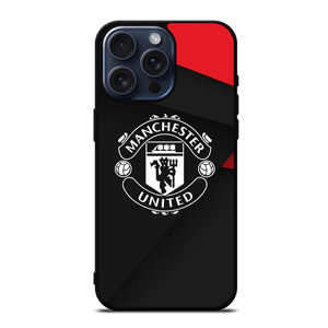 MANCHESTER UNITED SOCCER LOGO iPhone 15 Pro Max Case