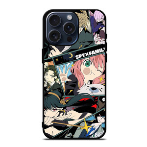 MANGA ANIME SPY X FAMILY iPhone 15 Pro Max Case MANGA ANIME SPY X FAMILY iPhone 15 Pro Max Case