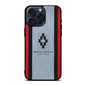 MARCELO BURLON STRIPE LOGO iPhone 15 Pro Max Case