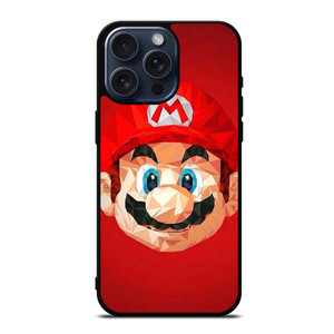 MARIO BROS CLIPART HEAD iPhone 15 Pro Max Case