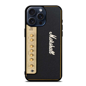 MARSHALL AMPLIFICATION GOLD iPhone 15 Pro Max Case MARSHALL AMPLIFICATION GOLD iPhone 15 Pro Max Case