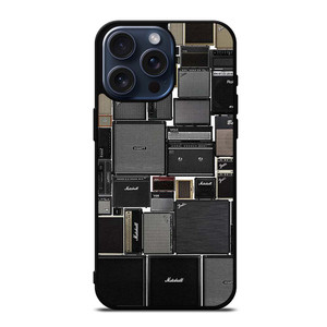 MARSHALL AMPLIFIER COLLAGE iPhone 15 Pro Max Case MARSHALL AMPLIFIER COLLAGE iPhone 15 Pro Max Case