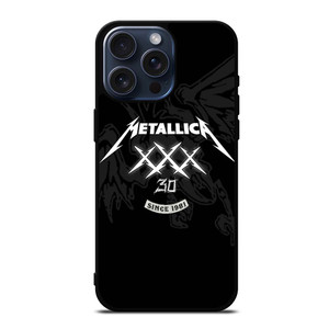 METALLICA ROCK BAND LOGO iPhone 15 Pro Max Case METALLICA ROCK BAND LOGO iPhone 15 Pro Max Case