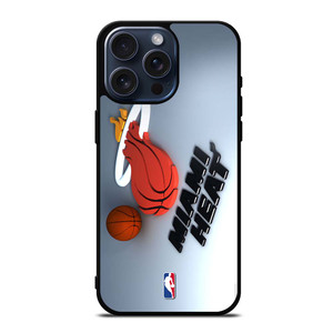 MIAMI HEAT BASKETBALL TEAM iPhone 15 Pro Max Case MIAMI HEAT BASKETBALL TEAM iPhone 15 Pro Max Case
