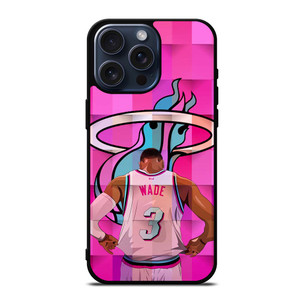 MIAMI HEAT DWYANE WADE NBA iPhone 15 Pro Max Case