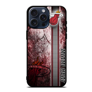 MIAMI HEAT GRUNGE LOGO iPhone 15 Pro Max Case