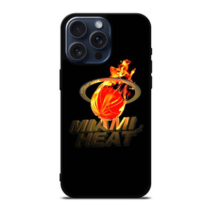 MIAMI HEAT LOGO ART iPhone 15 Pro Max Case