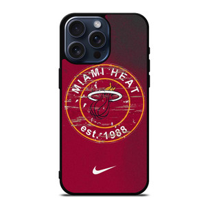 MIAMI HEAT NIKE BADGE iPhone 15 Pro Max Case