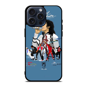 MICHAEL JACKSON CARTOON iPhone 15 Pro Max Case MICHAEL JACKSON CARTOON iPhone 15 Pro Max Case