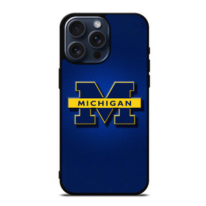 MICHIGAN WOLVERINES NFL LOGO iPhone 15 Pro Max Case