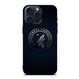 MINNESOTA TIMBERWOLVES BLUE CARBON iPhone 15 Pro Max Case MINNESOTA TIMBERWOLVES BLUE CARBON iPhone 15 Pro Max Case