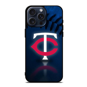 MINNESOTA TWINS MLB BASEBALL LOGO iPhone 15 Pro Max Case MINNESOTA TWINS MLB BASEBALL LOGO iPhone 15 Pro Max Case