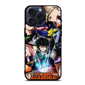 MY HERO ACADEMIA ANIME COVER iPhone 15 Pro Max Case MY HERO ACADEMIA ANIME COVER iPhone 15 Pro Max Case