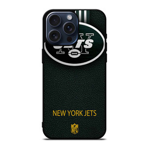 NEW YORK JETS LEATHER LOGO iPhone 15 Pro Max Case