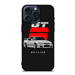 NISSAN SKYLINE GTR ART iPhone 15 Pro Max Case NISSAN SKYLINE GTR ART iPhone 15 Pro Max Case